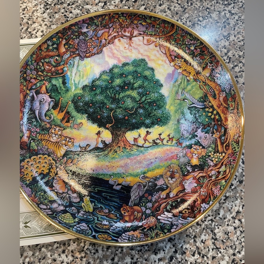 Franklin Mint Heirloom Recommendation collector plate